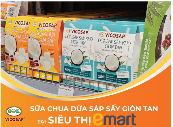 SẢN PHẨM VICOSAP VÀO EMART